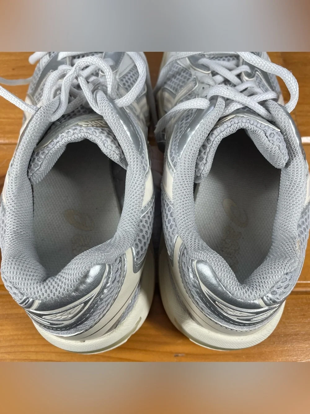 ASICS Gel-1130 Womens Size 8.5 Cloud Grey Oatmeal Running Shoes 1202A164-023 - Picture 13 of 16